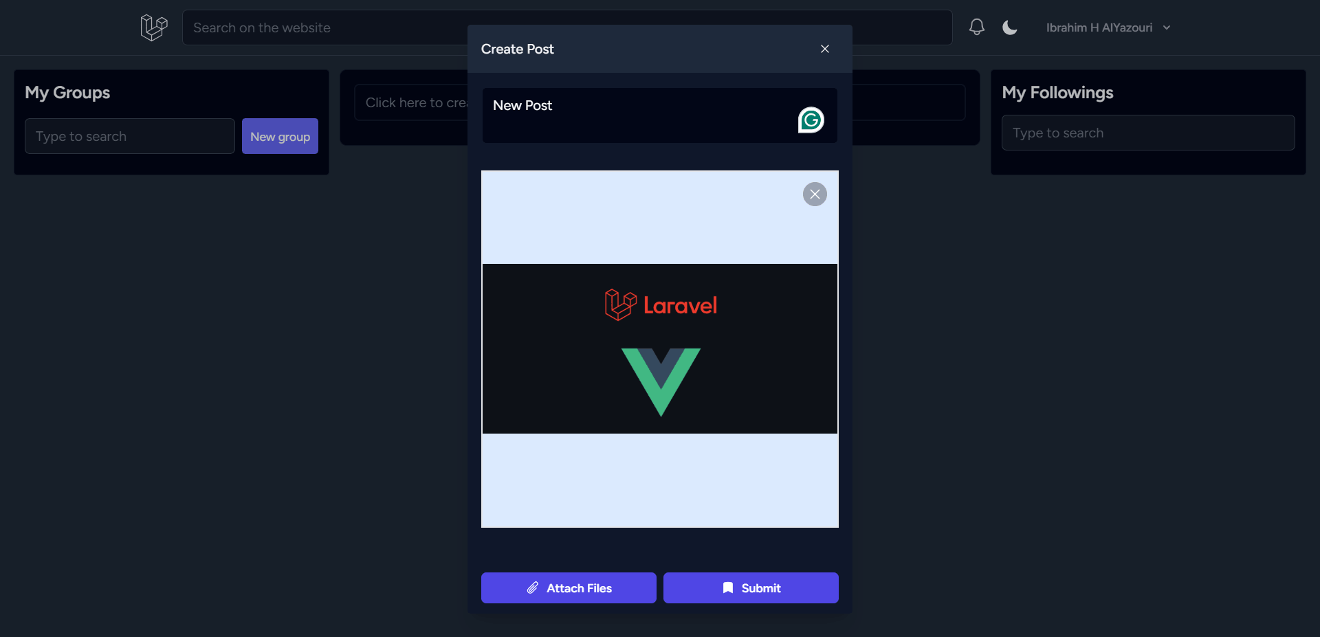 A simple and intuitive editor for sharing thoughts, photos, or updates with the community.